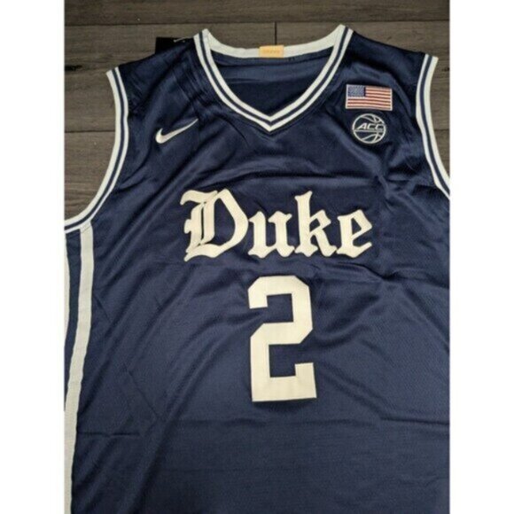 Cooper Flagg #2 Duke Dark Blue Devils Elite Stitched Jersey - Picture 2 of 5